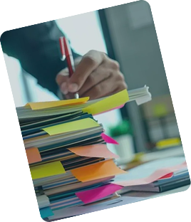 Graduate student holding a book
